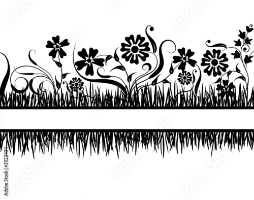 grass and flower