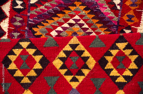 arab carpets at market