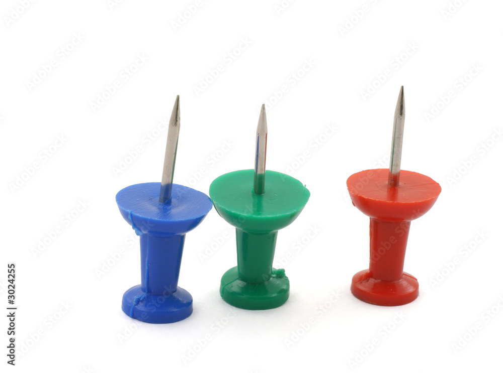 three thumbtacks three thumbtacks