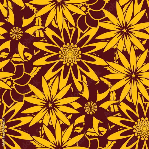 seamless retro wallpaper pattern