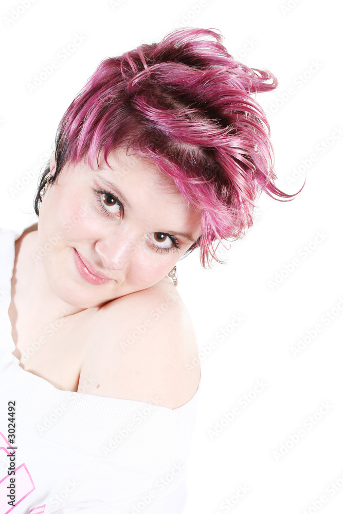 Naklejka premium positivity portrait
