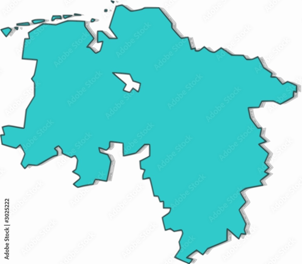 karte niedersachsen / map lower saxony / carte karte niedersachsen / map lower saxony / carte