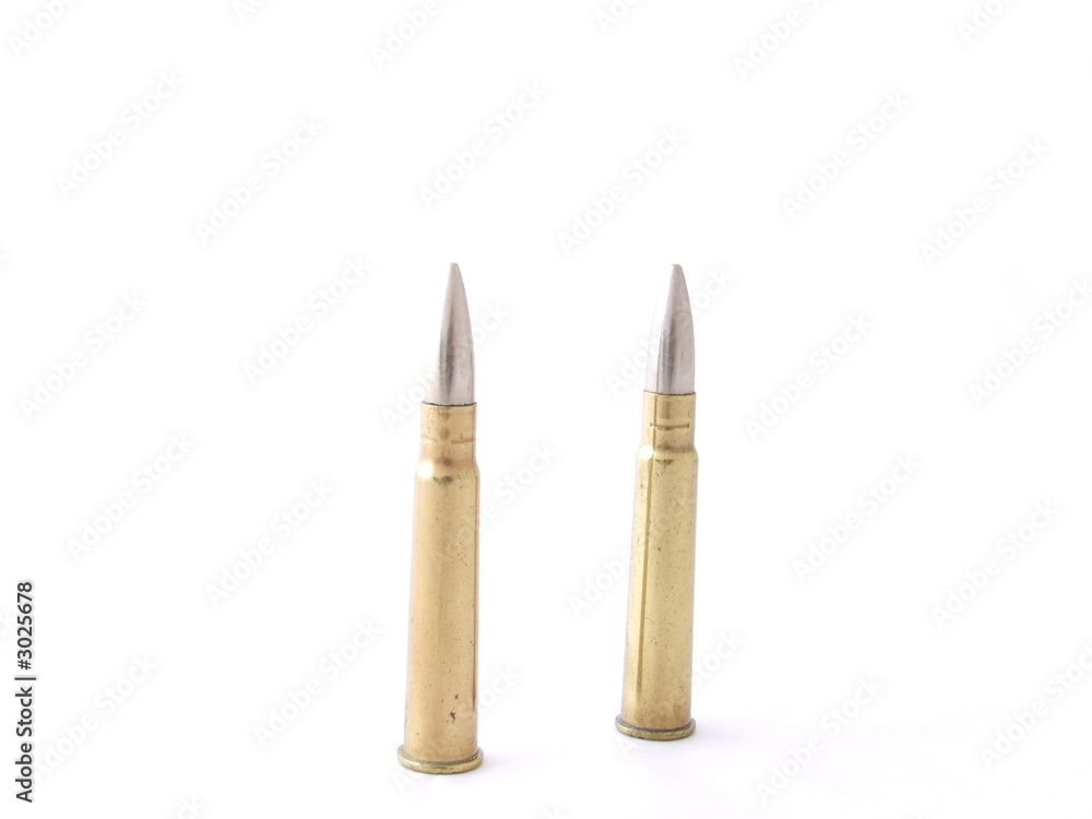 wwii rifle bullets on white 1 wwii rifle bullets on white 1