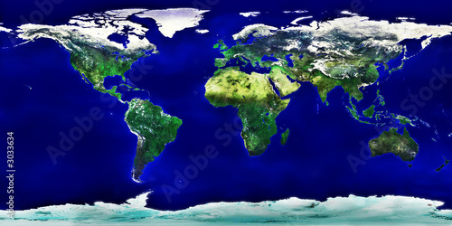 high resolution colored world map