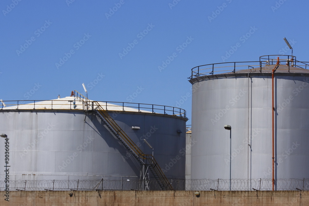 Obraz premium fuel tanks closeup