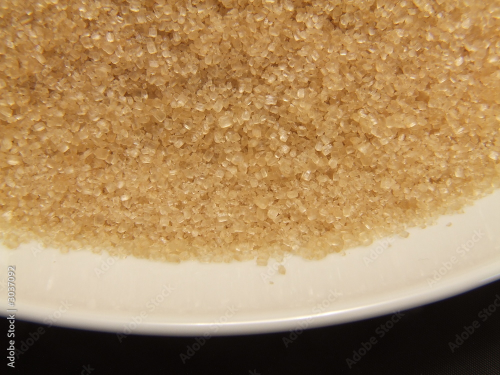 demerara sugar on plate 1 demerara sugar on plate 1