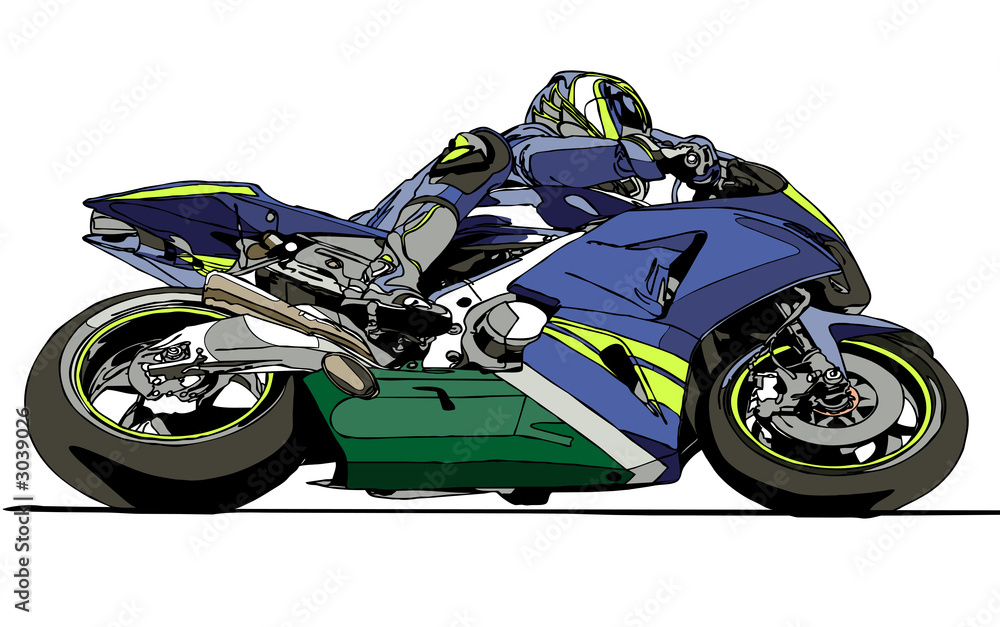 motorbike, vector