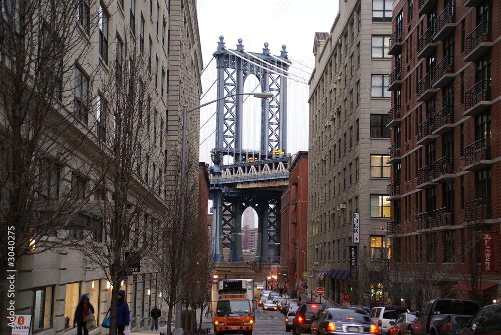Fototapeta premium manhatten bridge new york usa
