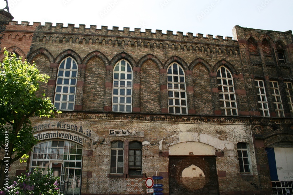 Fototapeta premium fabrikfassade