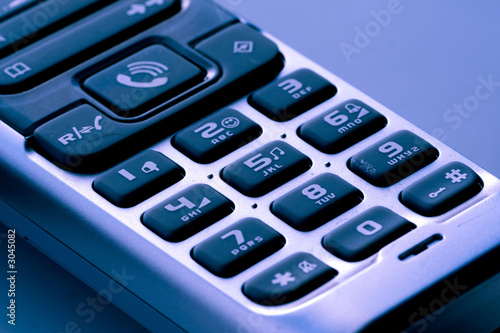 close up of telephone keypad