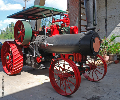 antique tractor