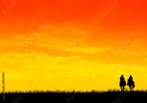 sunset horse ride