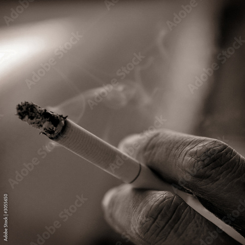 smoking in silence