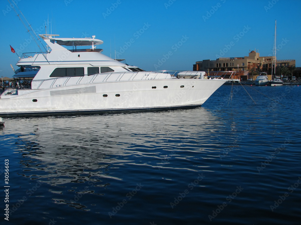 luxurious yacht