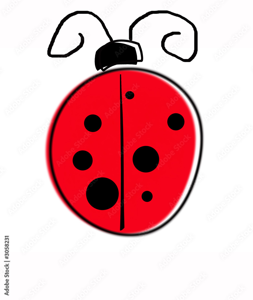 Obraz premium ladybug illustration