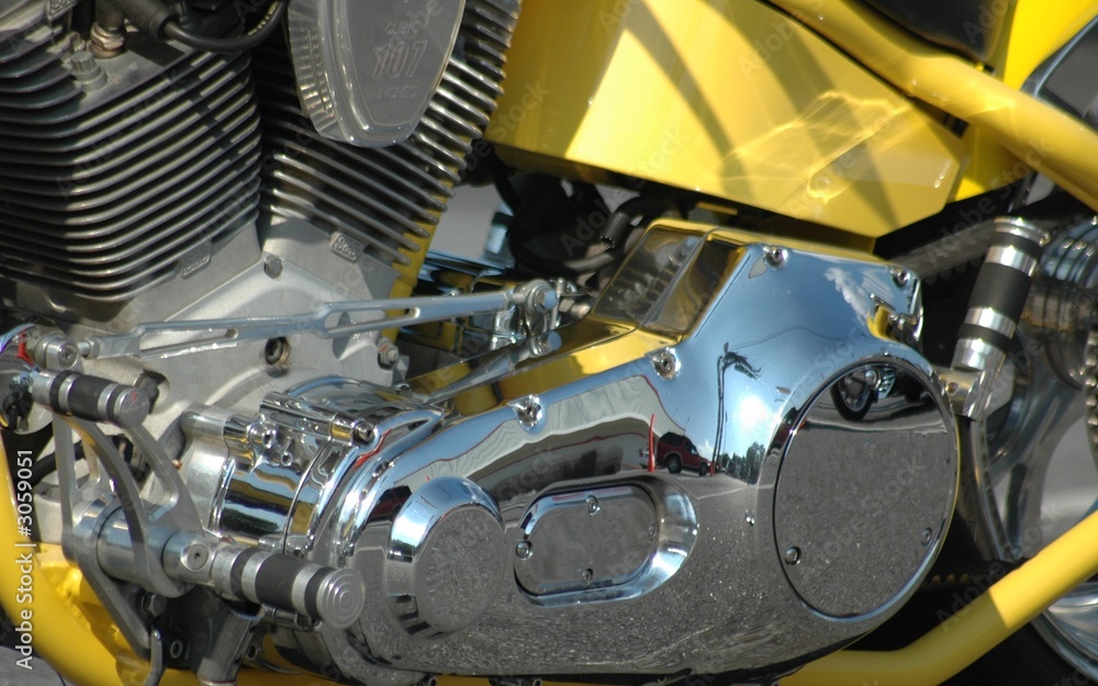 Obraz premium chopper motorcycle