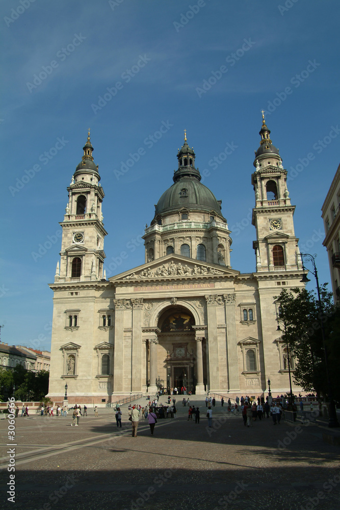 saint stephen's basilica in budapest. hungary