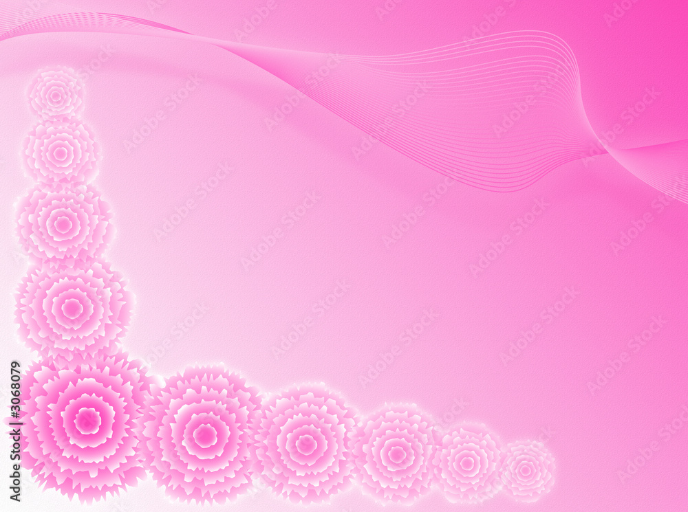 sfondo con fiori rosa