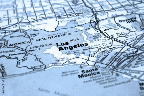 map of los angeles