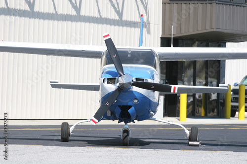 blue plane propeller