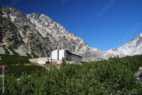 in the mountains