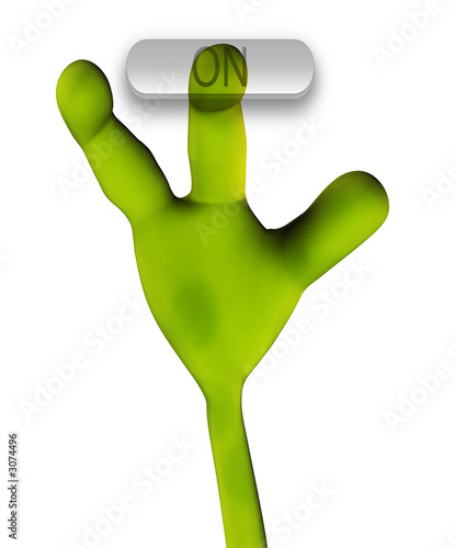 alien hand pushing button 239
