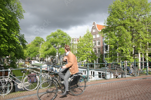 biking in amsterdam