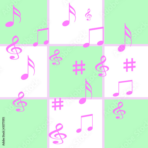 music notes wrap