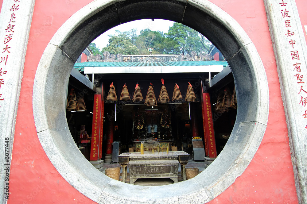 Fototapeta premium window of temple