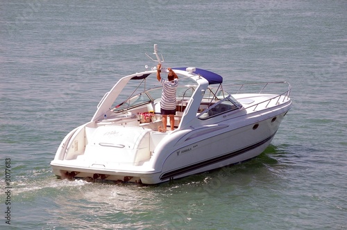 Tableau sur toile cabin cruiser