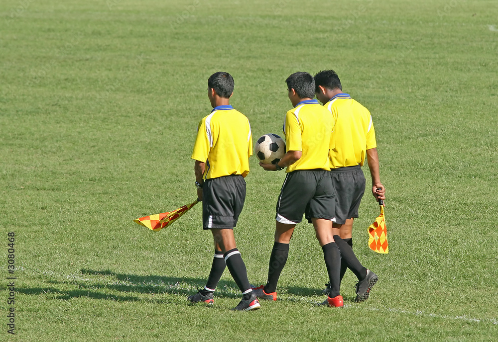 Naklejka premium soccer officials