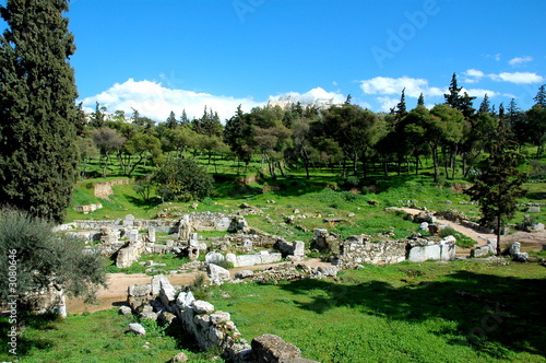 ancient ruins in athens, greece
