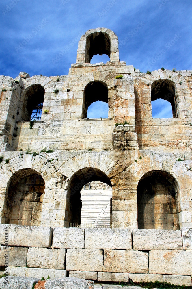 around the acropolis