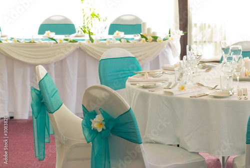 wedding reception display