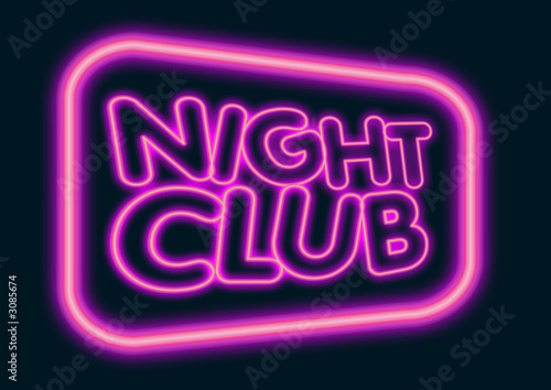 night club neon sign