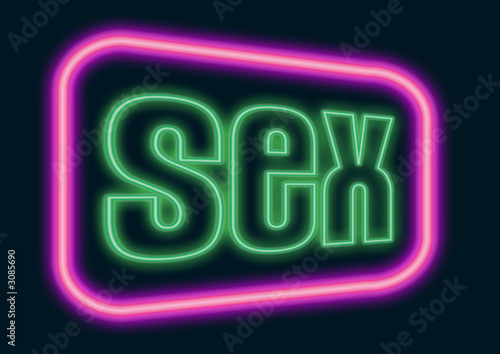 sex neon sign
