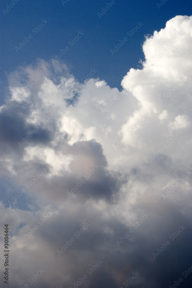 nuages,blanc, ciel bleu,perspective, nuages,blanc, ciel bleu,perspective,