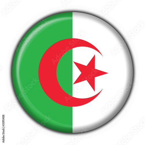 bottone bandiera algeria button flag