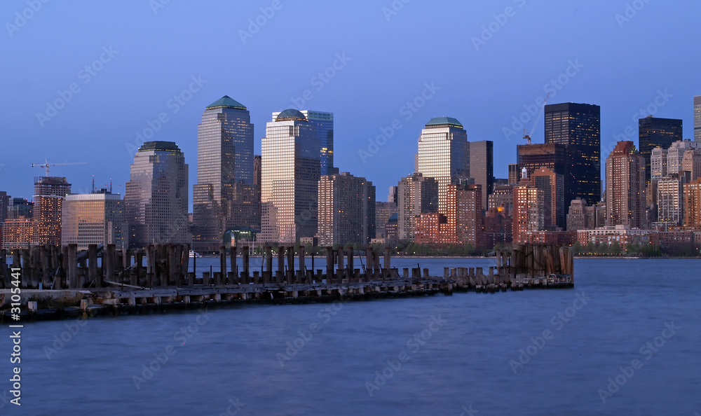 Obraz premium lower manhattan skyline