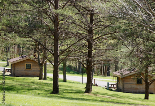 woodland cabins