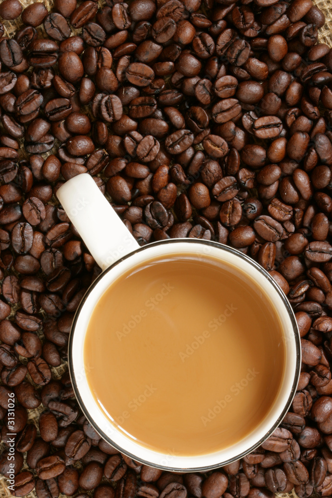 Fototapeta premium coffee with milk
