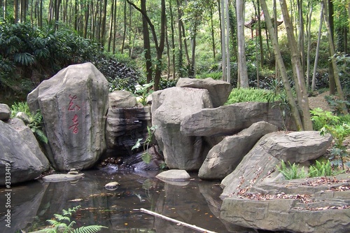 chinese rock garden