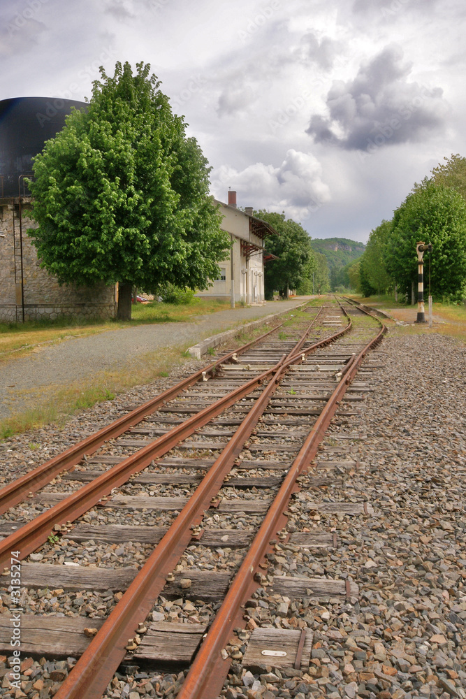 Obraz premium arrivée en gare