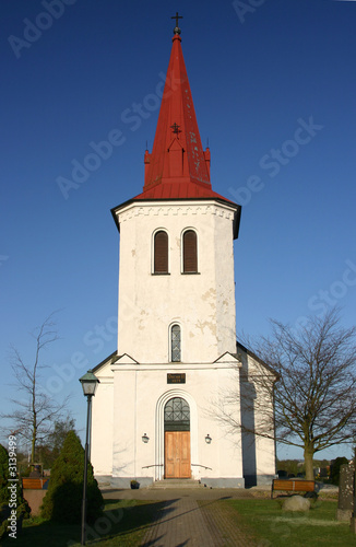 church in rorum, scania, southern sweden