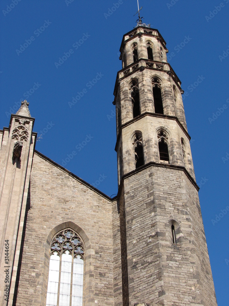 cathedral Sta. Maria del Mar in Barcelona