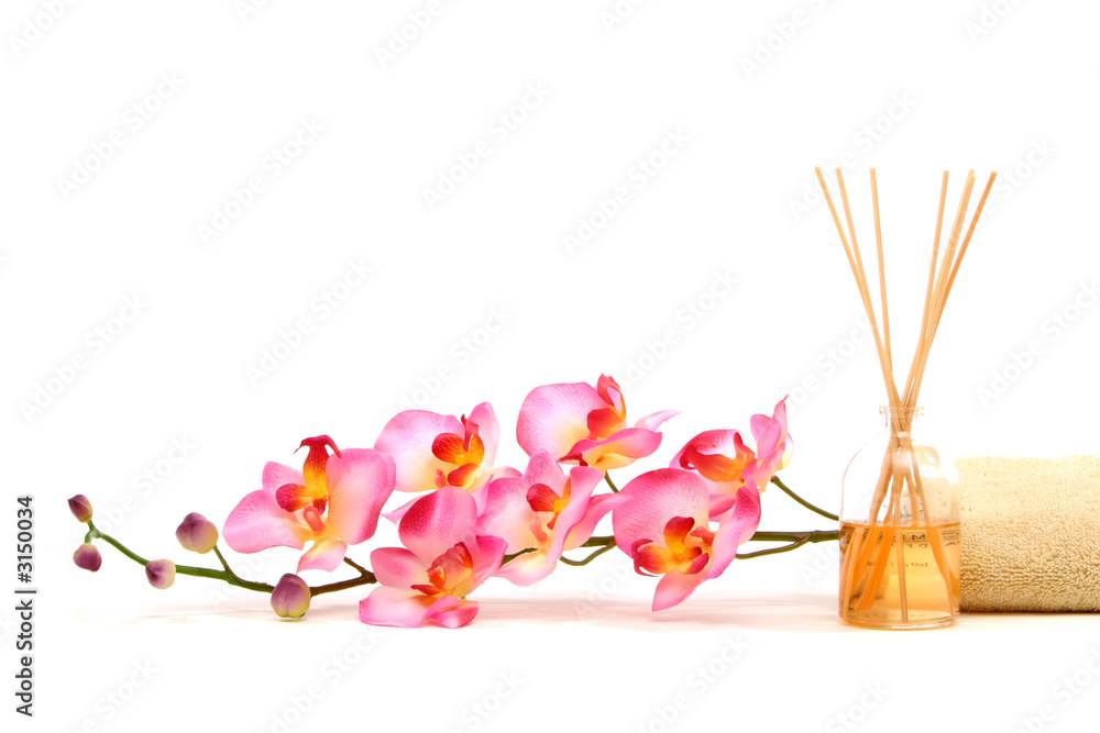 Ταπετσαρία pink orchid and fragrance sticks