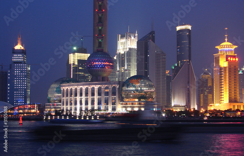 night view in shanghai #3155088