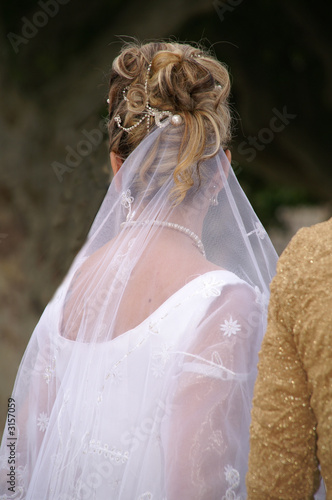 chignon de mariee photo