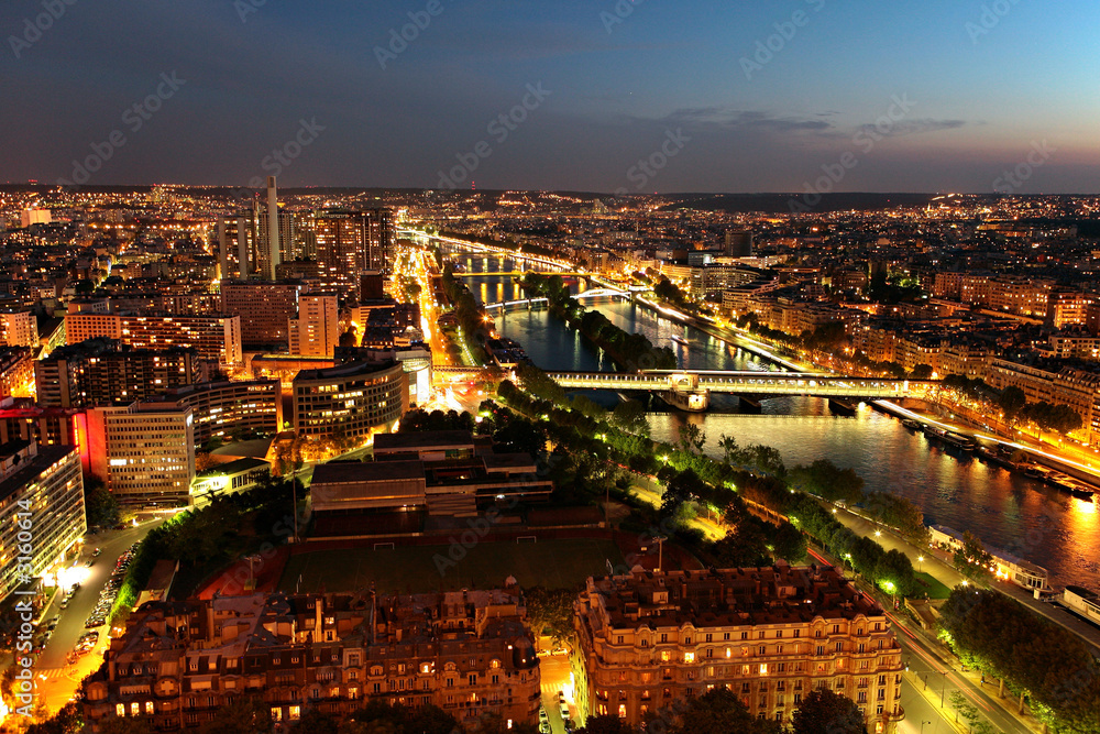 vue de la tour eiffel