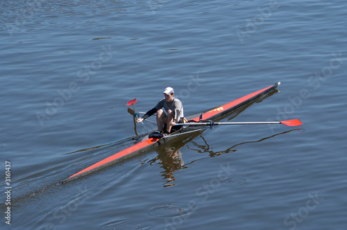 Quadro su tela oarsman